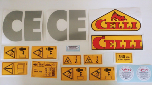 Adesivi decalcomanie celli - adesivi, ce