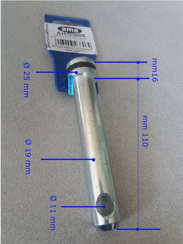 Spina attacco trattore - attacco,
